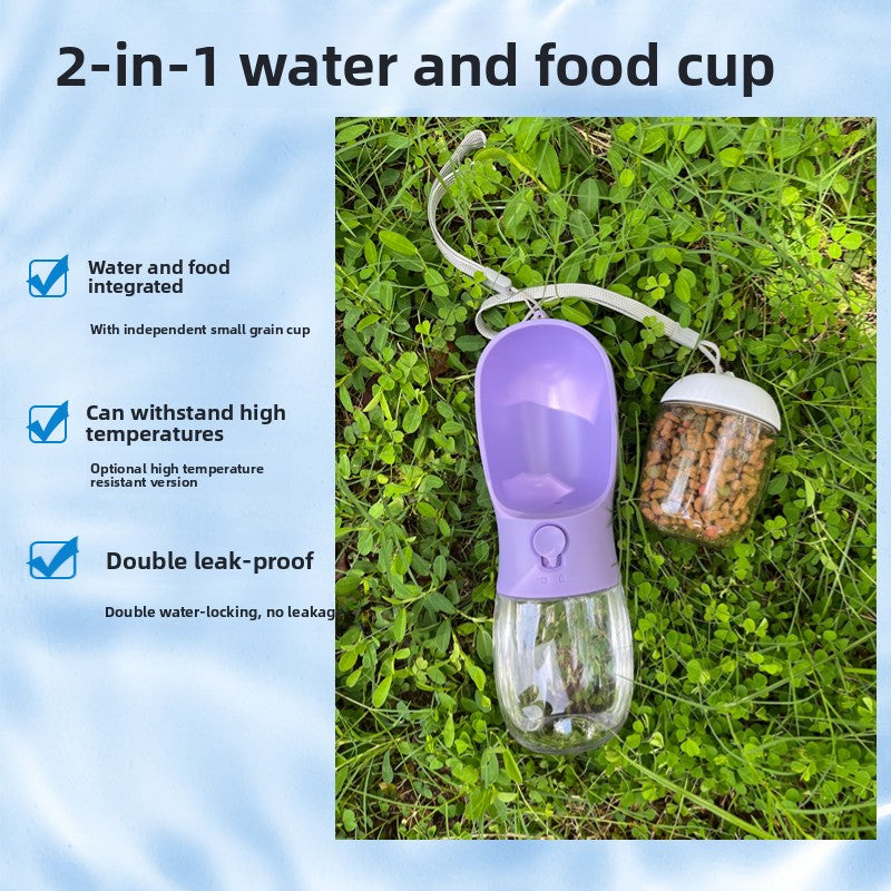 Portable Pet Water and Food Dispenser