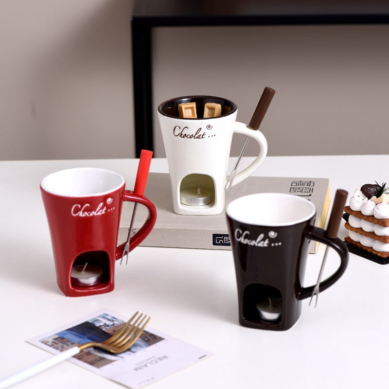 Ceramic Hot Pot Mug Chocolate Cup