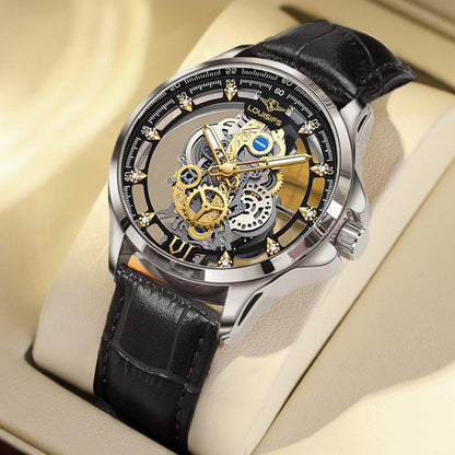 Double Sided Hollow Mechanical Style Watch