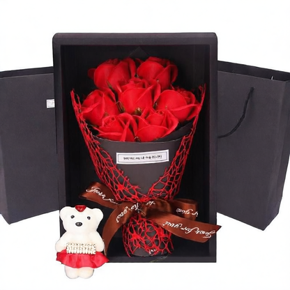 Scented Soap Rose Bouquet Gift Box