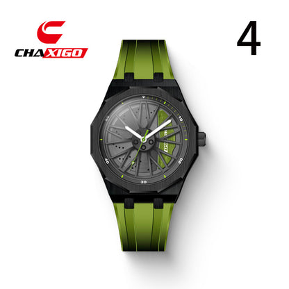 Mens Rotating Bezel Quartz Watch
