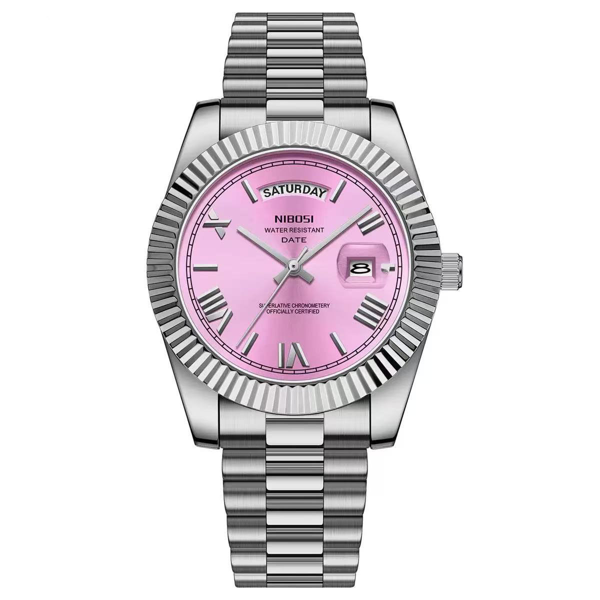 Classic Retro Calendar Watch