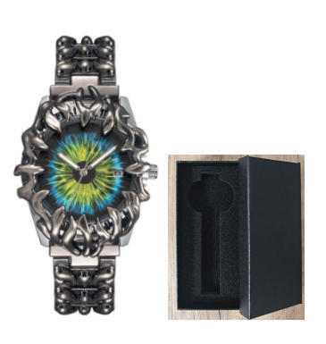Men's Retro Y2K Claw Quartz Watch – Luminous Calendar Alloy Design