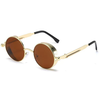 Retro Round Frame Sunglasses