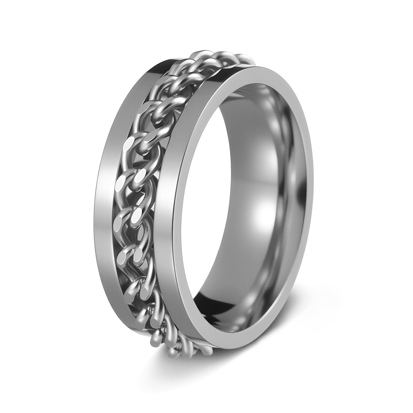 Rotating Stainless Steel Ring Bottle Opener