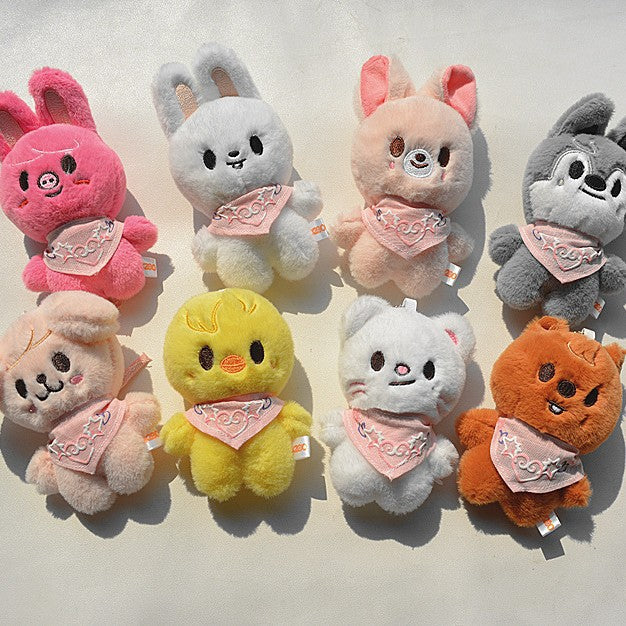 Toilet paper roll doll keychain