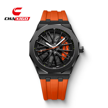 Mens Rotating Bezel Quartz Watch
