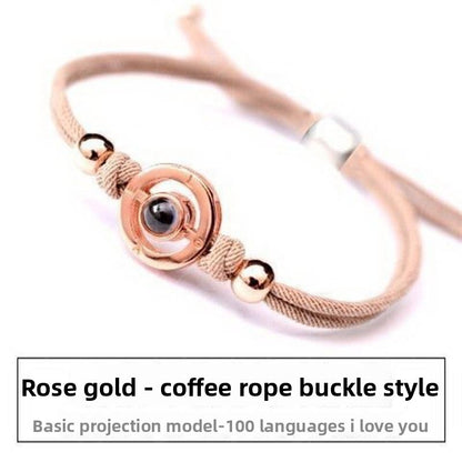 Couple Projection Bracelet Romantic Gift