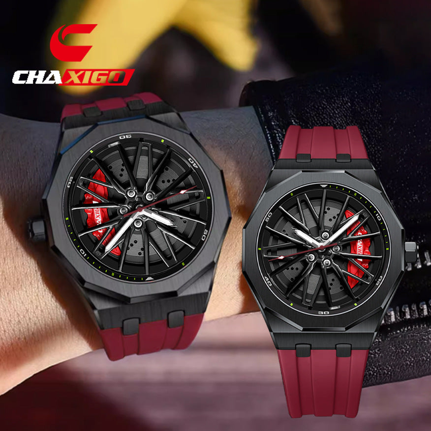 Mens Rotating Bezel Quartz Watch