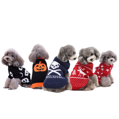 Knitted Pet Sweater for Dogs and Cats
