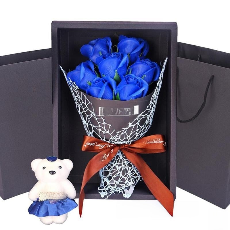 Scented Soap Rose Bouquet Gift Box