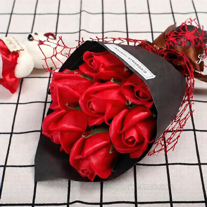 Scented Soap Rose Bouquet Gift Box