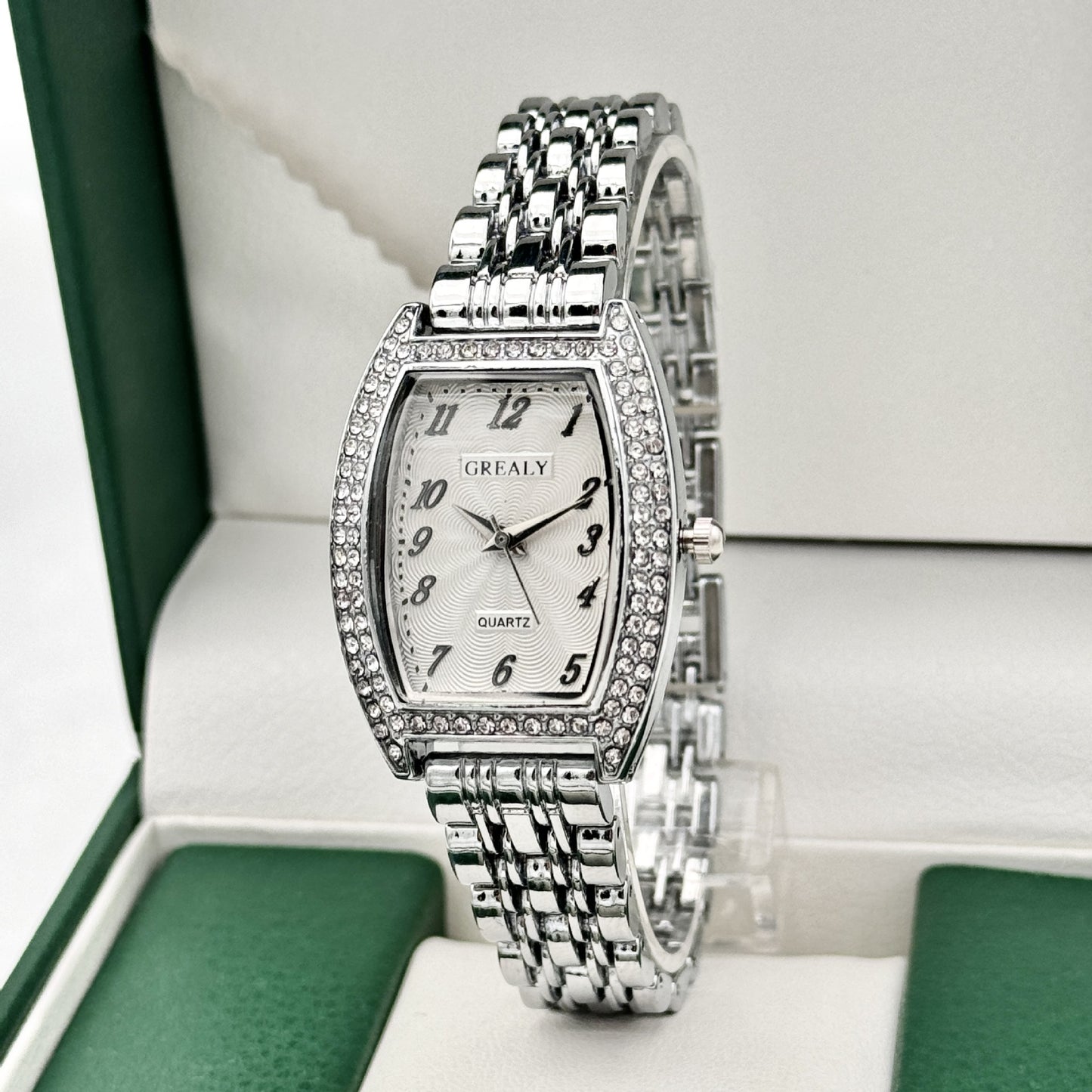 Fashion Quartz Watch Digital Analog Combo