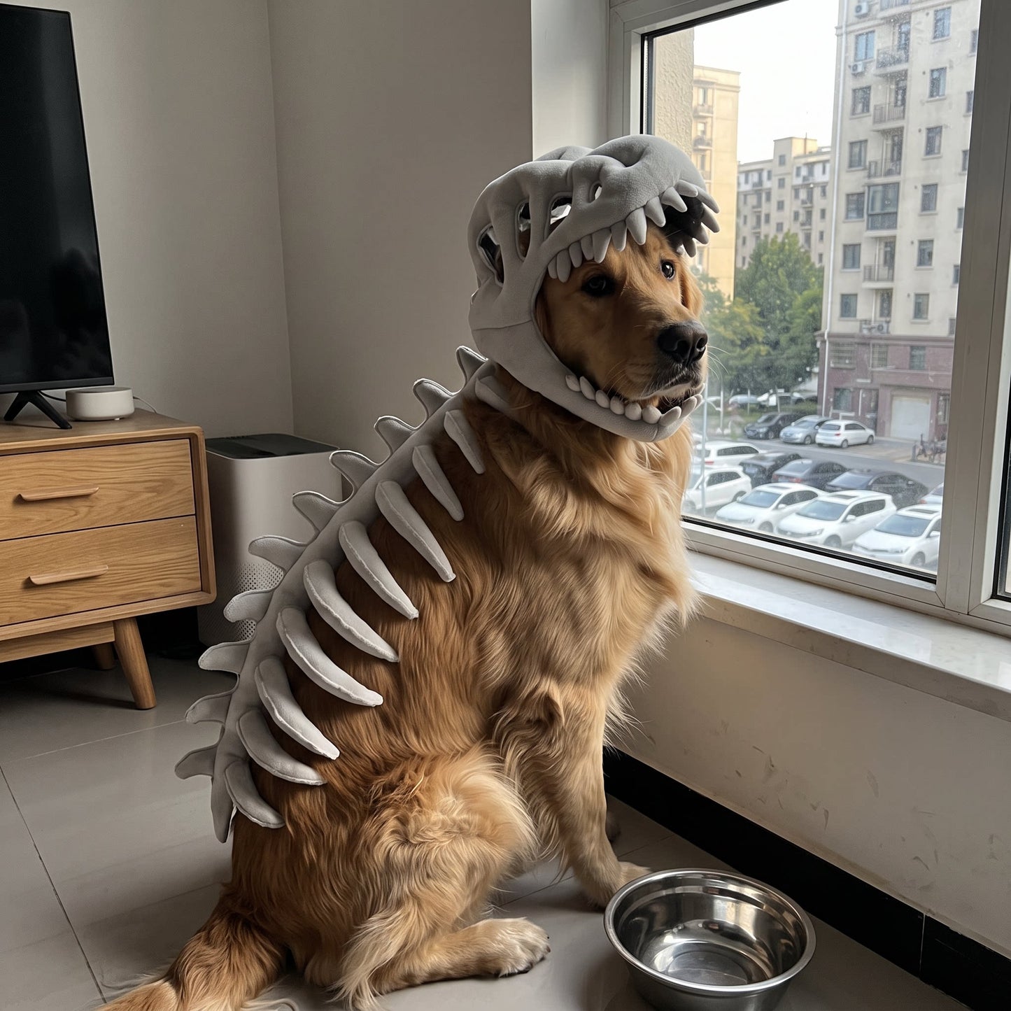 Dinosaur Skeleton Pet Costume