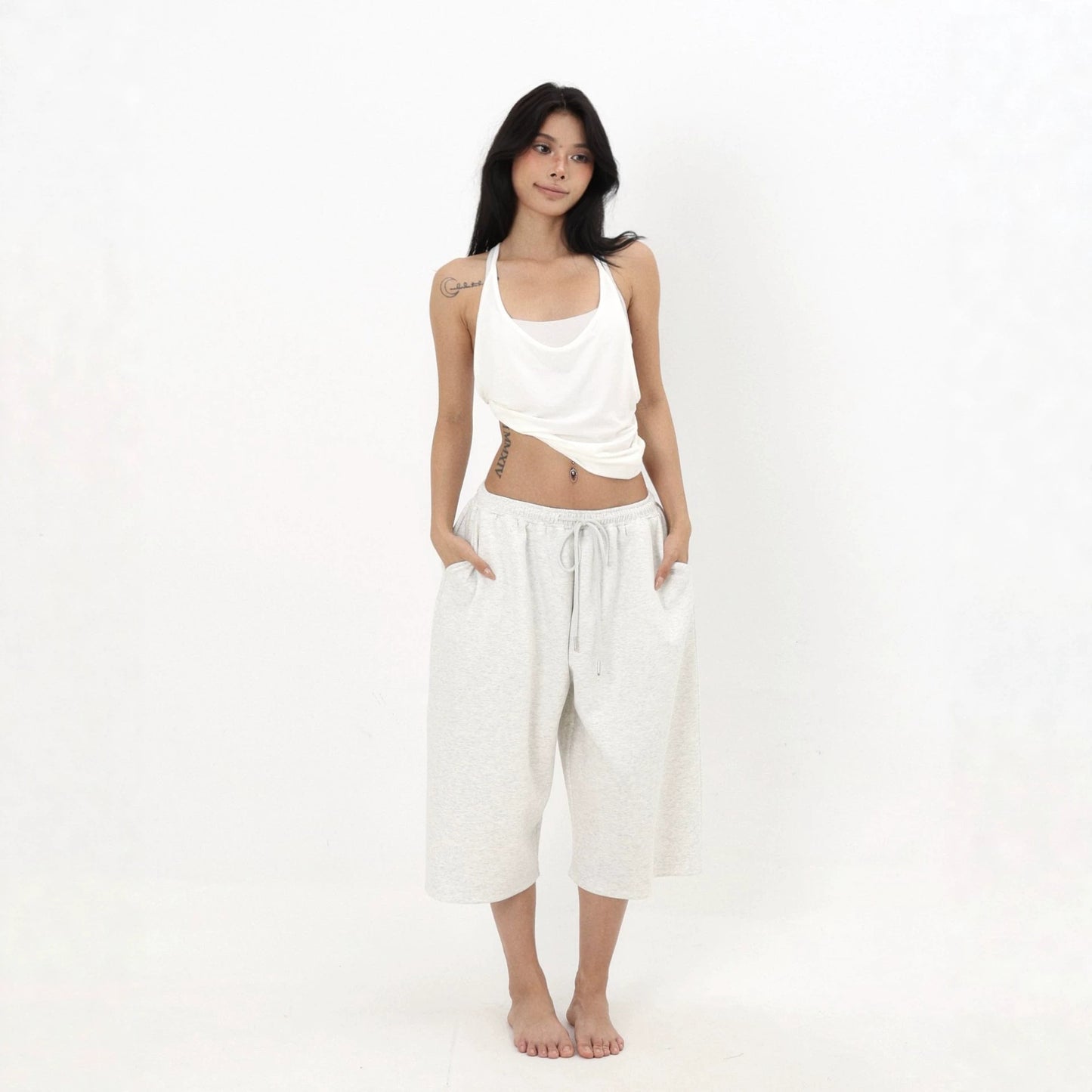 Womens Wide Leg Casual Pants