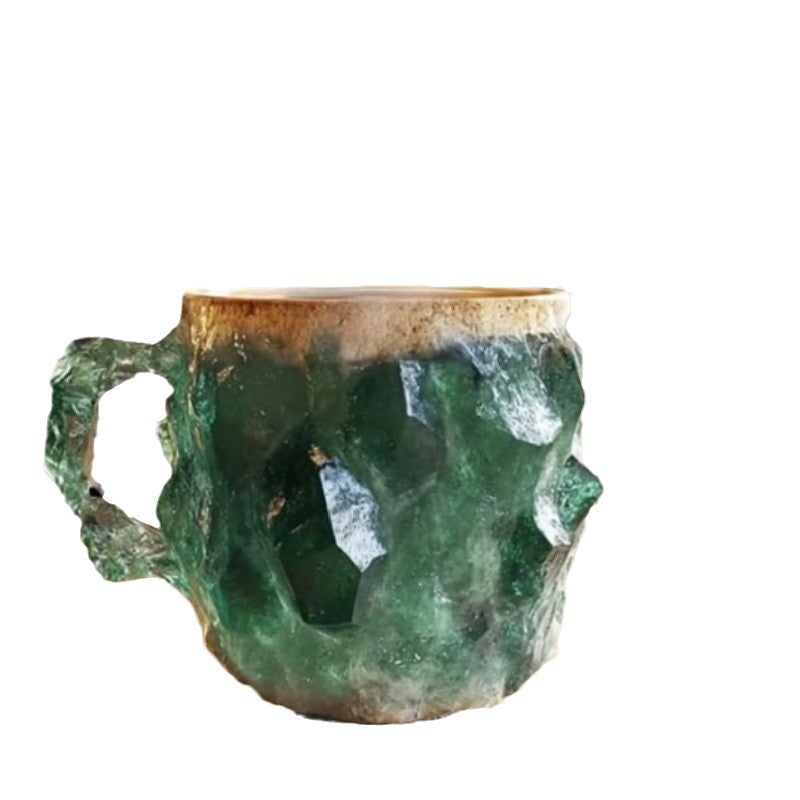 Mineral Crystal Style Resin Coffee Mug