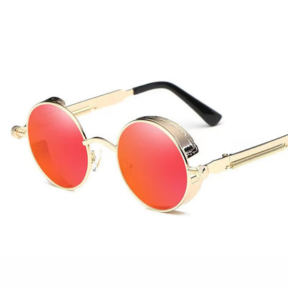 Retro Round Frame Sunglasses