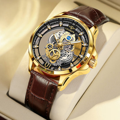 Double Sided Hollow Mechanical Style Watch