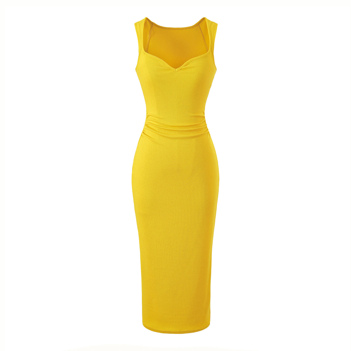 Women's V-Neck Bodycon Maxi Dress