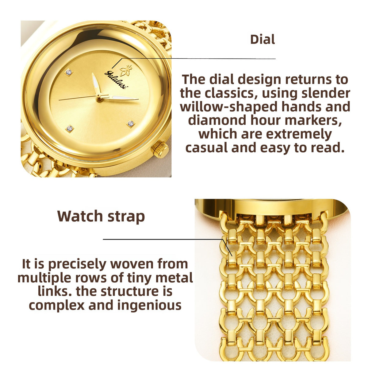 Women's Hollow Strap Quartz Watch