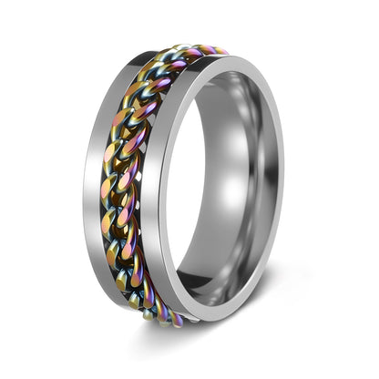 Rotating Stainless Steel Ring Bottle Opener