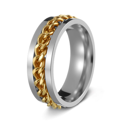 Rotating Stainless Steel Ring Bottle Opener